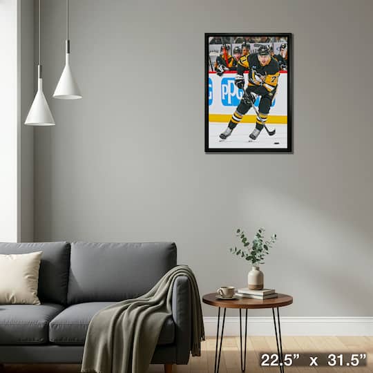 Evgeni Malkin 20" x 29" Framed Canvas Pittsburgh Penguins 22.5" x 31.5"